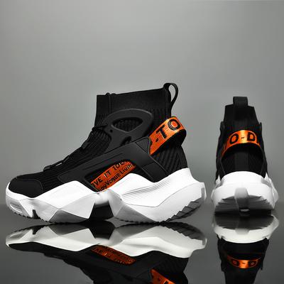 Zapatos altos de talla grande 46 para hombre, botines informales, zapatillas deportivas cómodas y ligeras para correr, tenis para caminar y gimnasio