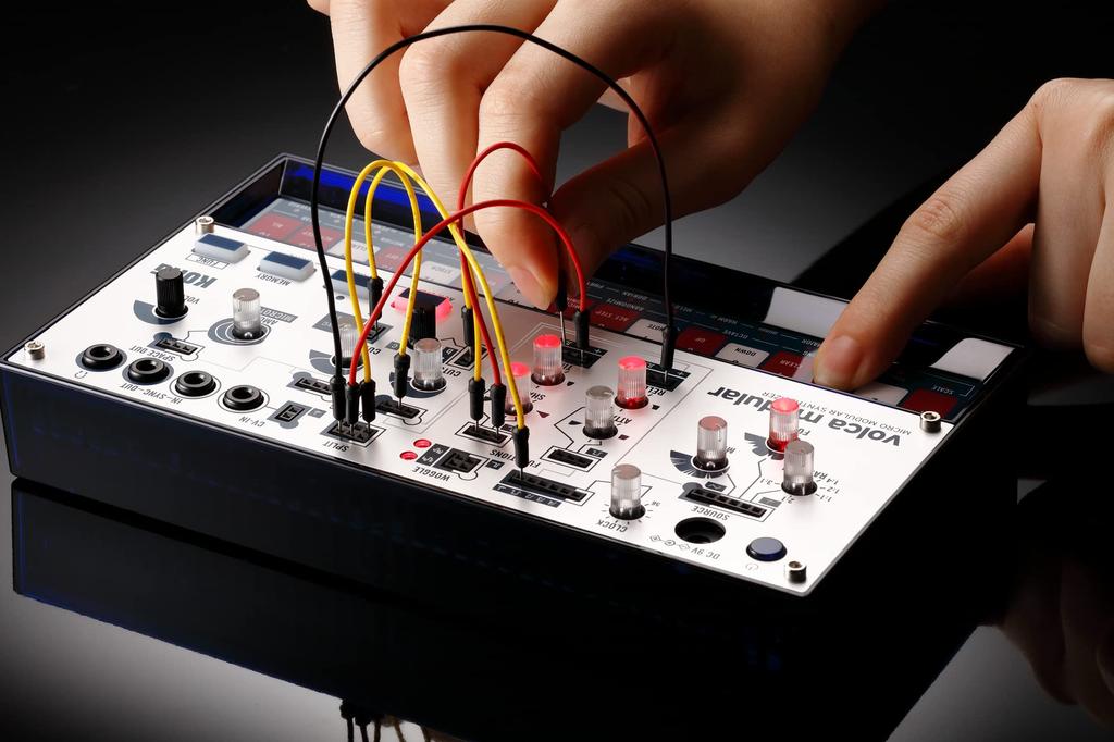 KORG Modular Volca Patching Cable Battery Can Be Used with Compact Size That Can Be Used Anywhere Synthesizer, Modular, Included, Powered, Built-in