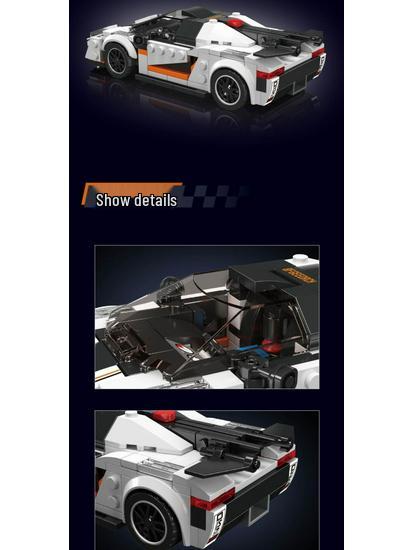 Koenigsegg Sports Car Building Blocks - Model 27081 by Yuxing King