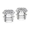 Haskoss Percolator Glass Top Replacement (2 Pieces), Percolator Coffee Pot Replacement Glass Knob Top, Coffee Pot Filter Top