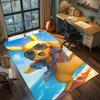 Pikachu Area Rug Home Gamer Room, Non Slip Washable Large Carpet Floor Mat Bedroom Indoor Decor.-TING