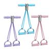 Separable Pedal Ankle Puller Resistance Band with Handle Elastic Yoga Sit-up Pull Rope Men Women Pedal Tensioner Exerciser Workout Equipment
