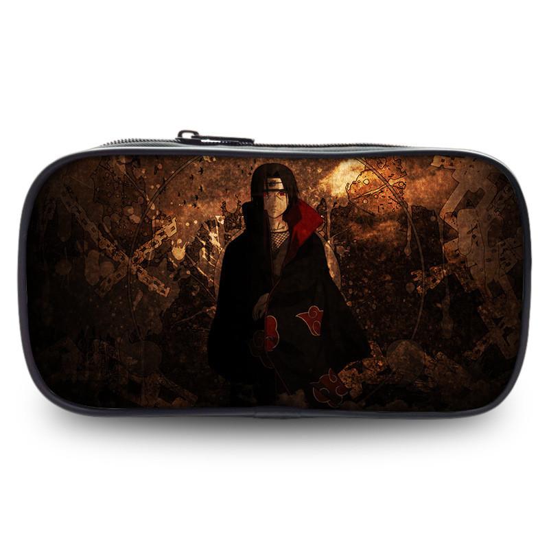 Naruto Themed Anime Printed Student Single Layer Stationery Storage Bag Pencil