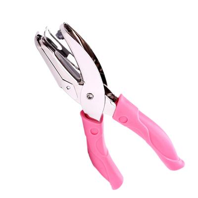 Manual Puncher Steel Heart Round Binding Supplies Crafts School Stationery Handheld Paper Punch Scrapbooking Loose-Leaf
