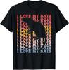 I Love My Rats Groovy Rat Pet Owner T-Shirt