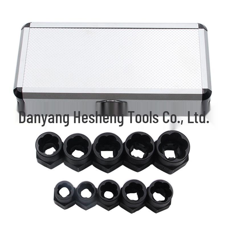 Ten-Piece Nut Remover & Bolt Extractor Tool Set