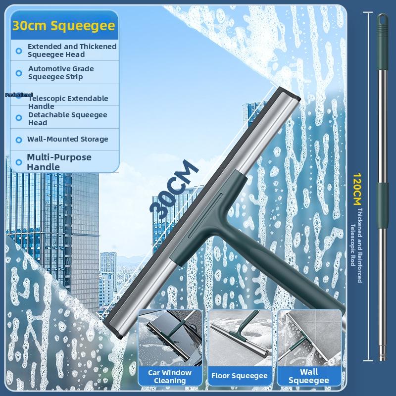 Long Handle Window Squeegee Cleaner Household