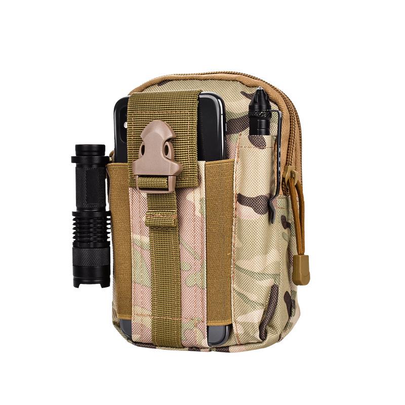 Men's Waterproof Tactical Waist Bag for 5.5/6-inch Phones - Multi-Function Outdoor Running Belt Bag