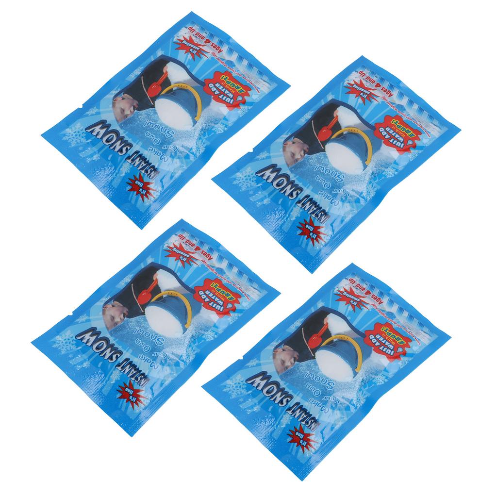 20 STÜCKE Falschschnee-Pulver Sicher Flauschig Simulation Künstlicher Schnee für Winterdekoration Feiertagsparty-Zubehör