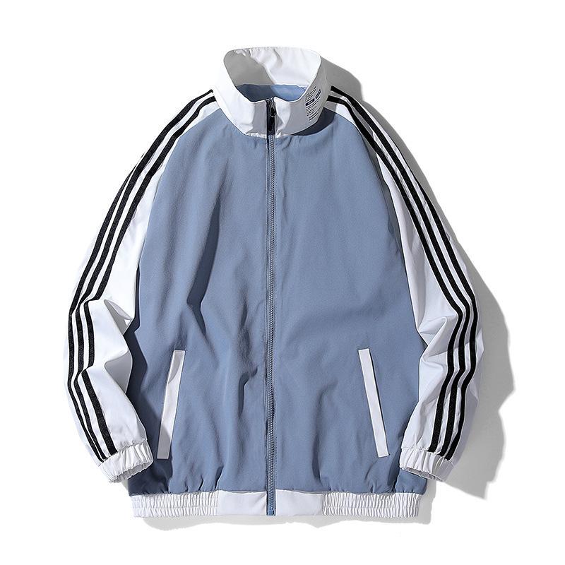 Roupas de Primavera e Outono Juventude Fina Gola Alta Esportiva Casual Tendência Roupas de Beisebol