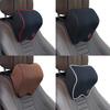 Car Headrest Pillow Neck Memory Lumbar Support Cotton Car Breathable Headrest Cushion Pillow Car Pillow Seat Auto T4Z0