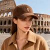 Autumn Winter Corduroy Baseball Cap Women Retro Cap Men Outdoor Hard Top Cap