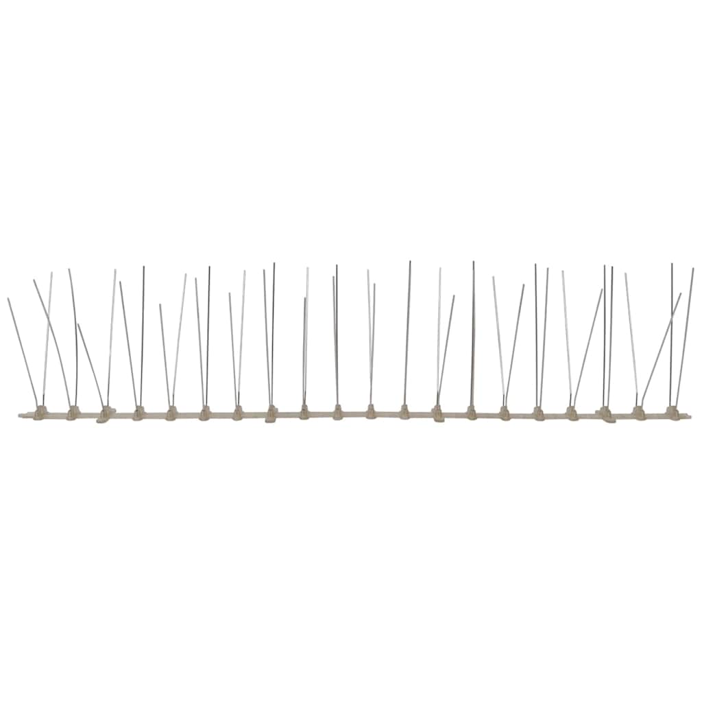 6 Piece Bird Repellent Spikes Set 3 M Plastic 4 Row
