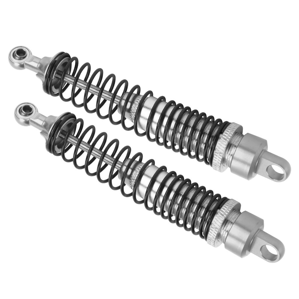 2Pcs 108mm RC Metal Shock Absorber Damper Set for HSP  RGT  Himoto  Redcat 110 RC CarSilver