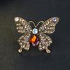 Women Retro Butterfly Alloy Brooch All-match Breastpin Wedding Party Jewelry