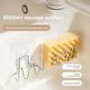 Stainless steel sponge drip tray, sink cover storage rack, wire ball holder for pots, storage rack for utensils, no-drilling towel holder, hook
