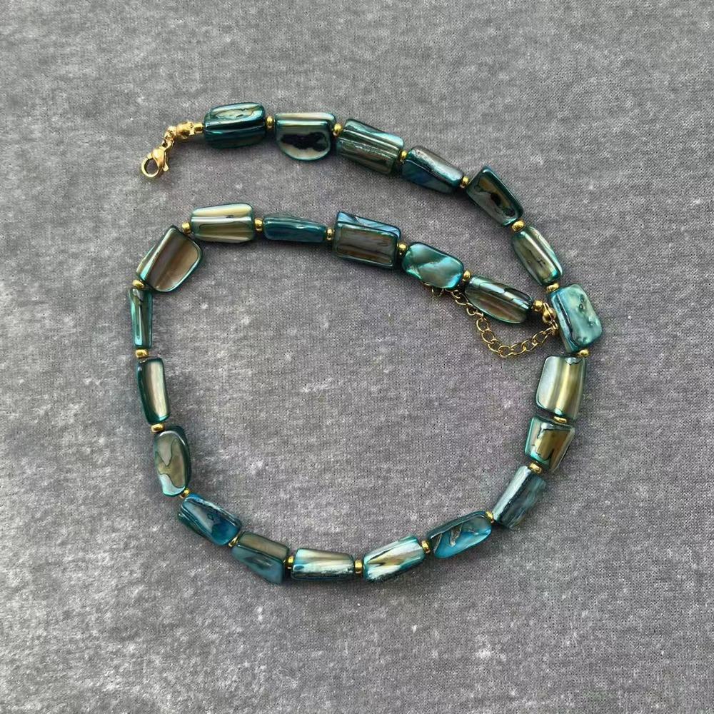 

Bohemian Antique Necklace Colorful Double Layers Necklace Fashion Long Necklace Women Girls C