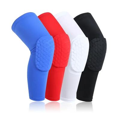 Basquete Voleibol Joelheiras Suporte de Espuma de Colmeia Manga de Compressão para Pernas Joelheira Suporte Joelheira Esportiva Equipamento de Fitness