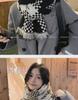 2024 British Checkered Women's Winter Scarf: Versatile Student & Couple Shawl