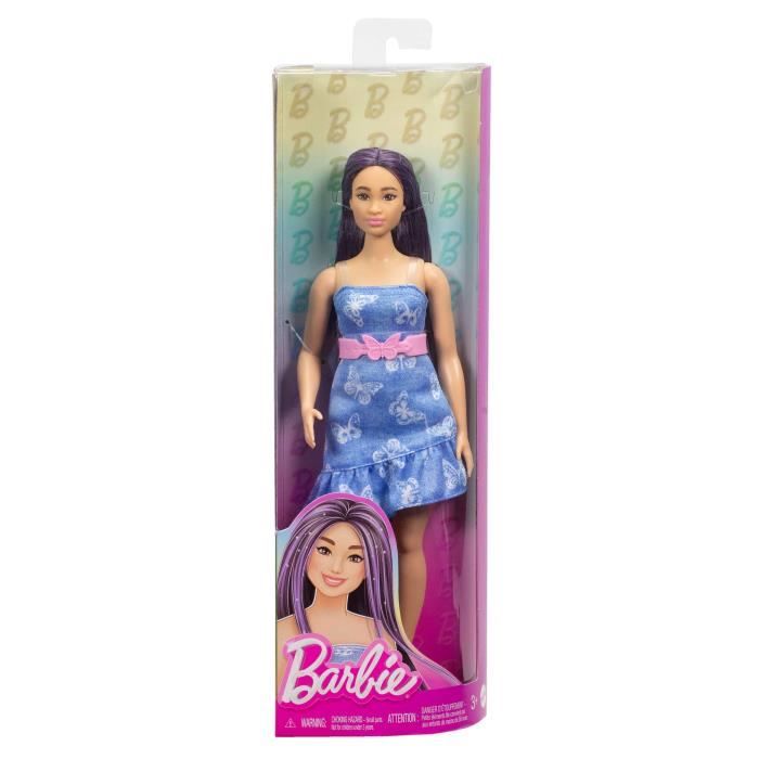 Poupée Barbie Fashionistas Robe Azur Papillon