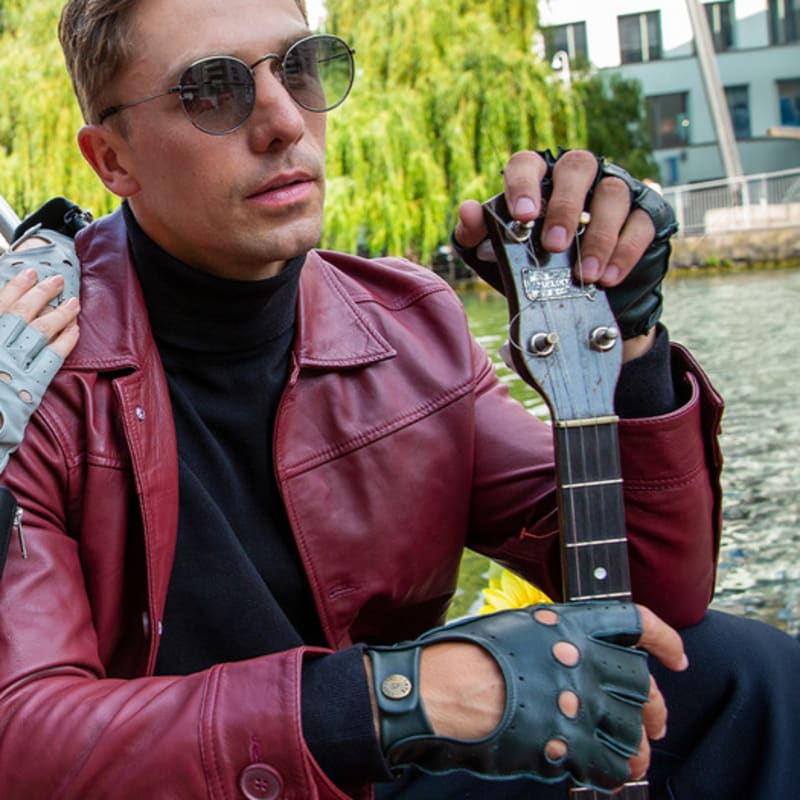 DENTS Snetterton Driving Gloves - Black