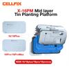 MJ Z20Pro Mittelschicht Lötpasten-Schablone für iPhone X XS 11 12 13 14 15 Pro Max Mini Motherboard BGA Reballing Schablone Plattform
