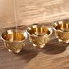 Metal Offering Cup with Eight Auspicious Symbol Tibetan Water Bowl for Household Use Religious Buddhas Decoration