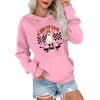 Women's Fashionable, Casual, Comfortable Round-neck, Hooded, Long-sleeved, Halloween-print Warm Sweater