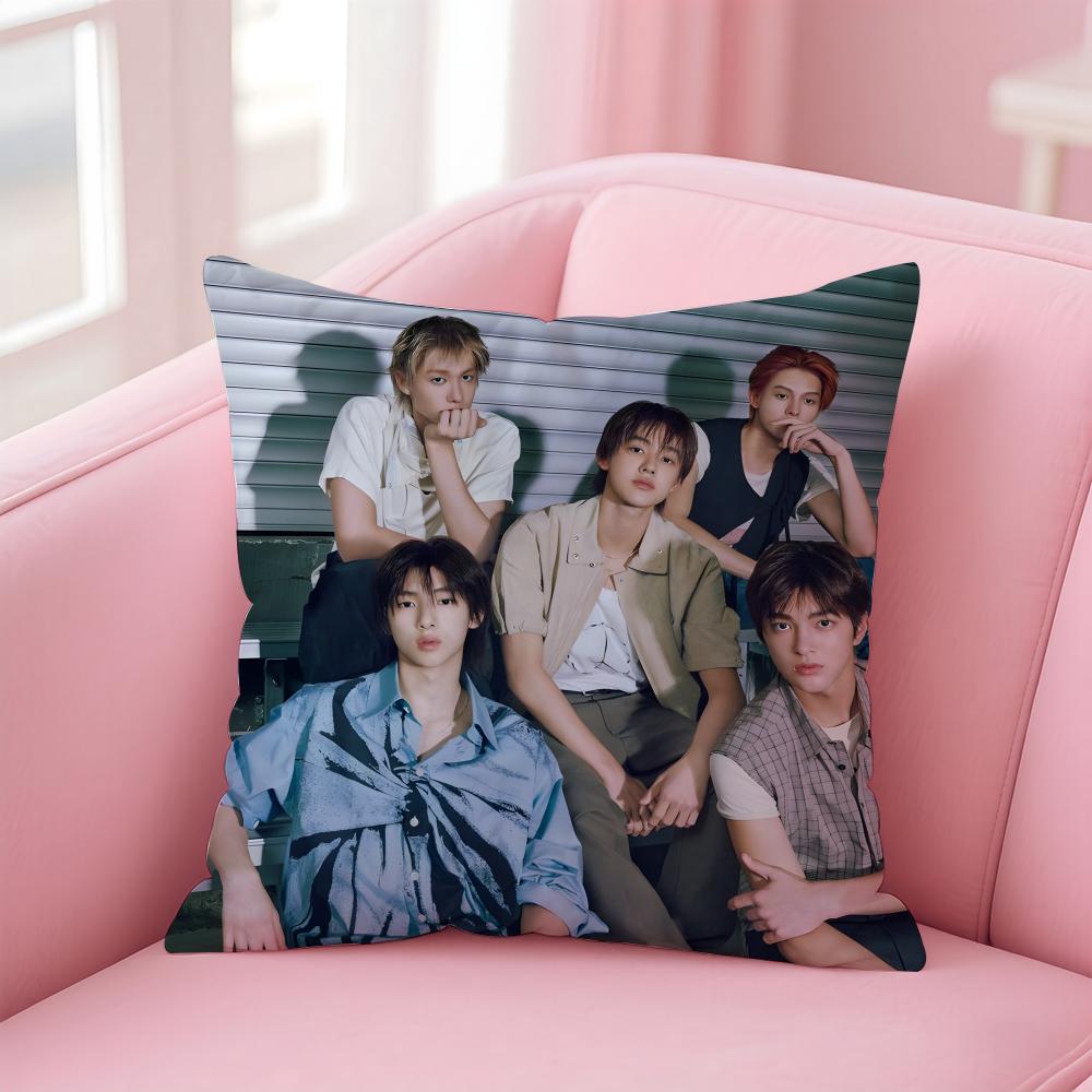 Korean Handsome Boy Group CCortis Cushion Cover Pillow Case Soft Skin Friendly Fabric  Concealed Zipper