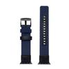 Watchband Strap For Apple Watch Band 44mm 45mm 41mm 40mm Jeep Canvas Nylon+Leather Bracelet Iwatch Series 3 4 5 6 SE 7 8 Ultra 49mm Band