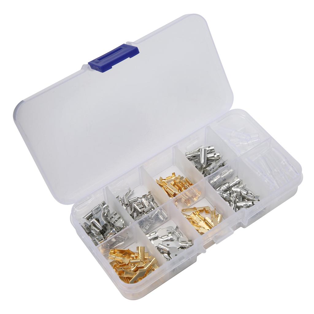 150Pcs Insulated Wire Terminals Male Female Cable Connector Industrial Supplies 2.8/4.8/6.3/4mm