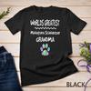 Worlds Greatest Miniature Schnauzer Grandma Dog Lover Gift Unisex T-shirt