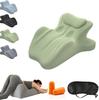 Almohada Multifuncional para Siesta y Lectura para Reclinarse, Soporte para Cabecero y Uso del Teléfono