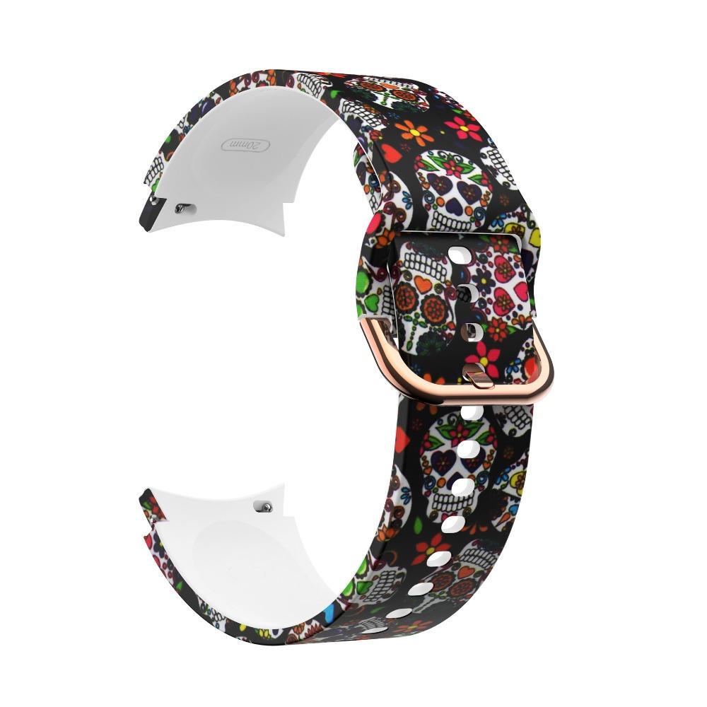 Classic Silicone Strap For Samsung Galaxy Watch 4/5/6/7 40mm 44mm 5 Pro 45mm Bracelet band Galaxy Watch4/6 Classic 47mm 43mm 46mm 42mm