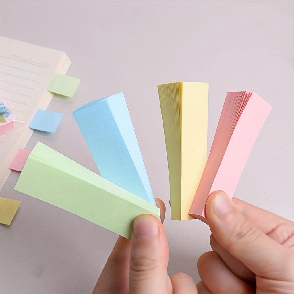 Small Rectangular Colorful Sticky Notes, Ideal for Messages for Students, Home, School, And Office Use