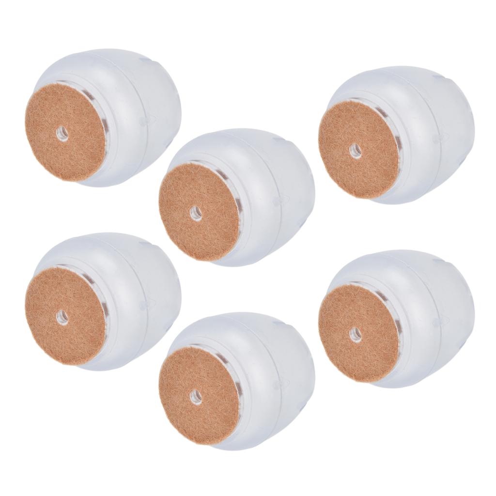 40PCS Chair Leg Protector Thickened Silicone Table Leg Cover Transparent Non Slip Furniture Leg Protector