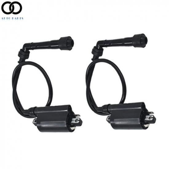 Set Of 2 Ignition Coils Fit For Kawasaki EX500A NINJA 500 1987-1993
