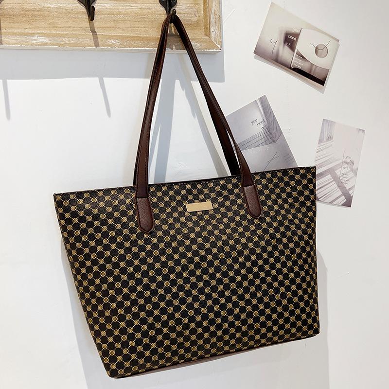Printed Tote Bag Women's Bag Casual Mommy Bag Korean Version Large Capacity Shoulder Bag Casually