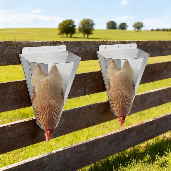 Edelstahl Geflügel Fixierkegel Huhn Mittlere Größe Tötungskegel mit Sicherheitshandschuhen Leicht zu Reinigen Schlachtkegel