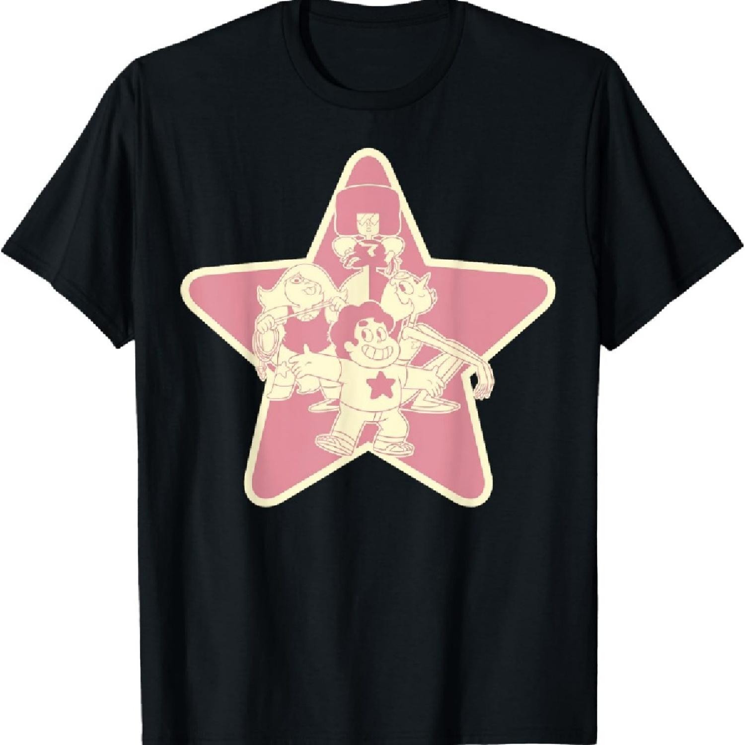 

CN Steven Universe Group Shot Star T-Shirt S чорний