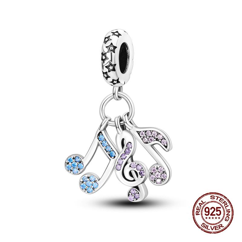 Fit Original Copper Charms Beads Game Console Headphones Pink Charms For Women Fine Diy Birthday Jewelry Gifts