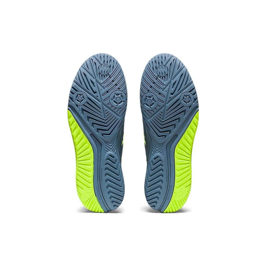 Asics Gel Resolution 9 Steel Blue Hazard Green Men Sneakers 1041A330-400