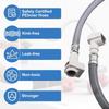 Bathroom Sink Faucet Replacement Hose with Connections 114299 Supply Hose kits for Bathroom Sink Upgrades Enduring