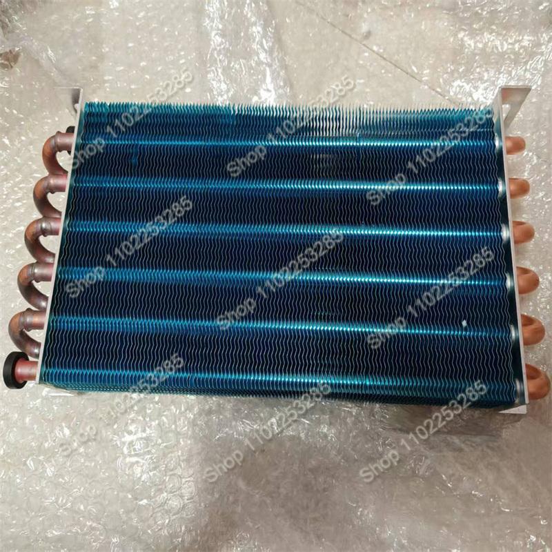 Copper Tube Heat Exchanger For Physical Cooling Condenser Coil Refrigerator Aluminum Fin Heat Exchanger Small Without Shell