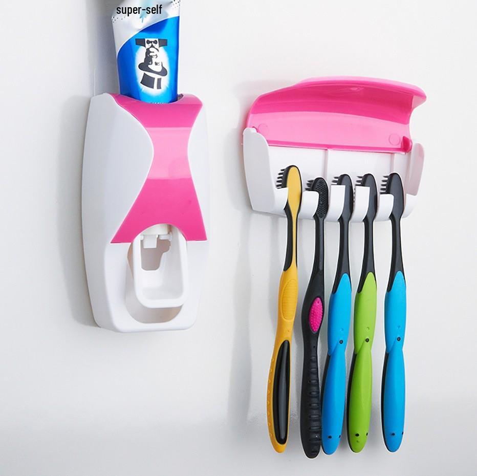 Japanese Waterproof Toothbrush Holder with Lid - Bathroom Shelf