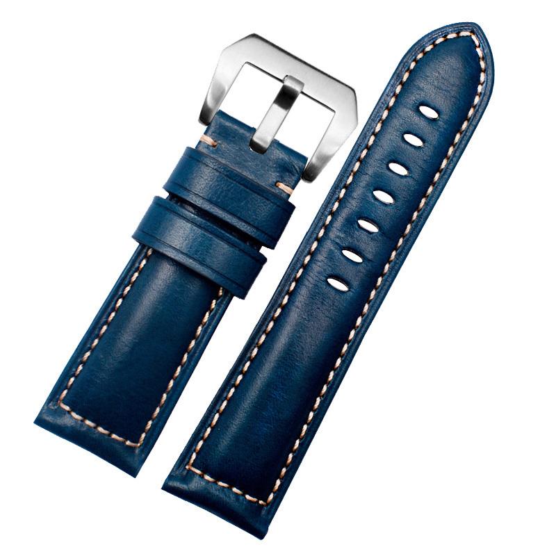 Retro Cowhide Watch Strap 20mm 22mm 24mm 26mm Band Universal Replacement Watchbands Bracelet Watches Vintage calfskin strap