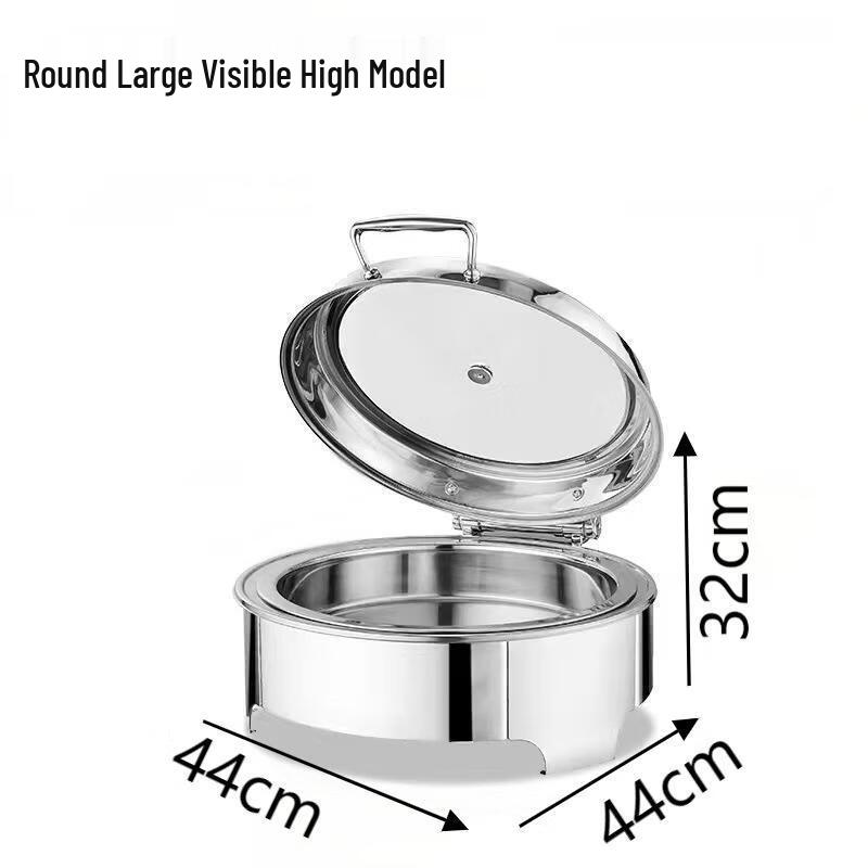 Tianze 201 Stainless Steel Commercial Round Chafing Dish