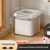 Food Grade Sealed Rice Storage Box - Insect & Moisture-Proof, Large Capacity for Grains & Cereal
