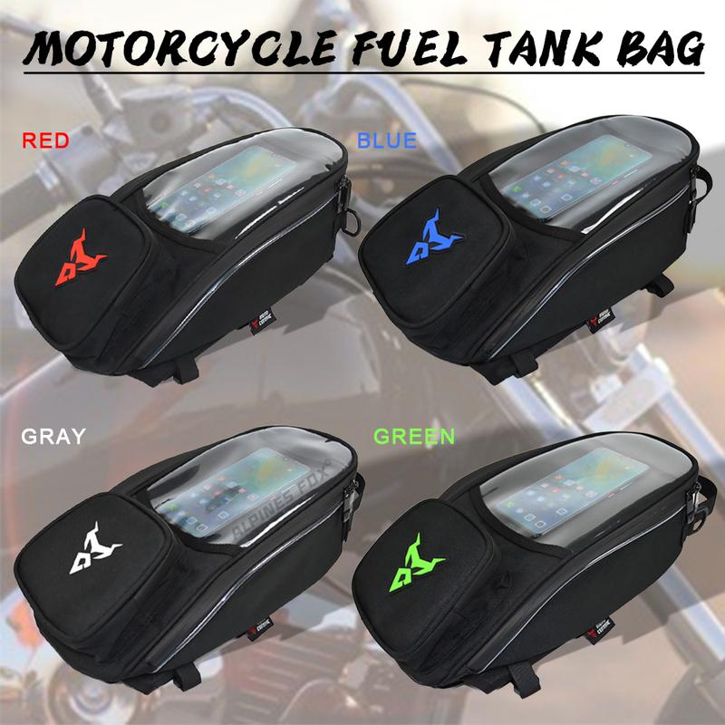 Waterproof Magnetic Motorcycle oil Fuel Tank Bag Navigation Universal Motorbike Riding Cycling Tool Backpack Portable