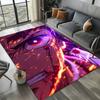 D-Demon Slayer Anime Kamado Nezuko Tanjirou 3D Carpet Rug Art for Room Decor Home Bedroom Gifts Fans Area Rug Non-slip Floor Mat